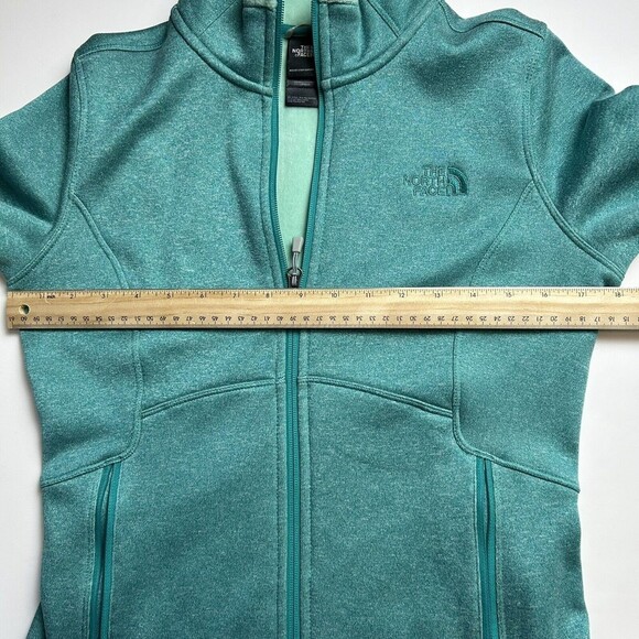 The North Face Jacket Women's Size S/P Agave Soft Shell Full Zip Green C656 - Picture 8 of 11